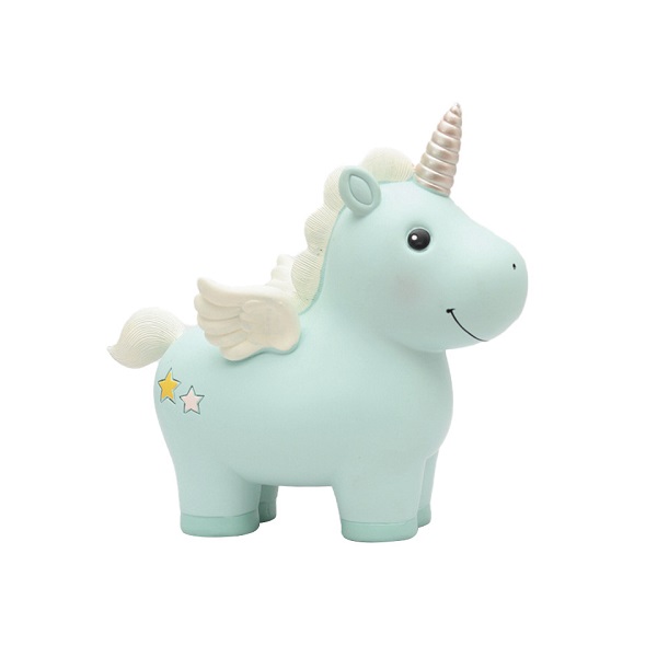 068038 HSH - UNICORN SECRET kasica, 21,5x10,5x22 cm, tirkizna - Slika 1