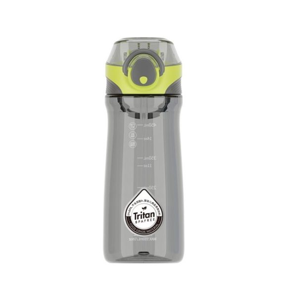 HSH - REFILL plastična boca za vodu, 550 ml, siva/zelena