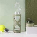 HSH - WATER OR TEA staklena boca za vodu/čaj, 460 ml, zelena - Slika 2