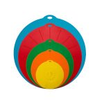 HSH - SMARTIE silikonski poklopci za lonce, 10, 15, 20, 26 i 30 cm, set 5/1