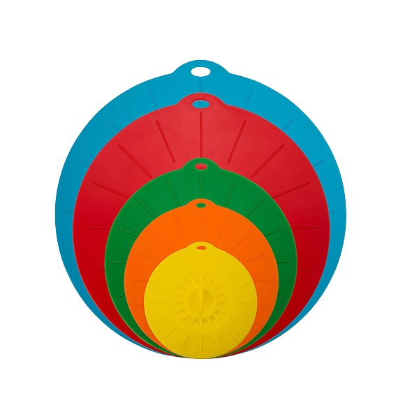 068159 HSH - SMARTIE silikonski poklopci za lonce, 10, 15, 20, 26 i 30 cm, set 5/1 - Slika 1