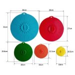 HSH - SMARTIE silikonski poklopci za lonce, 10, 15, 20, 26 i 30 cm, set 5/1 - Slika 4