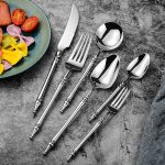 HSH - CELESTA pribor za jelo za 1 osobu set, srebrni - Slika 2