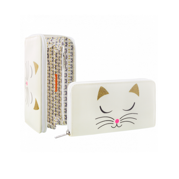 PYL-36921 WHCAT - L-WA VOYAGE novčanik, 19 x 11 cm, White Cat