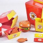 HSH - BURGER drveni set za igru brza hrana, za uzrast: 3 g + - Slika 2