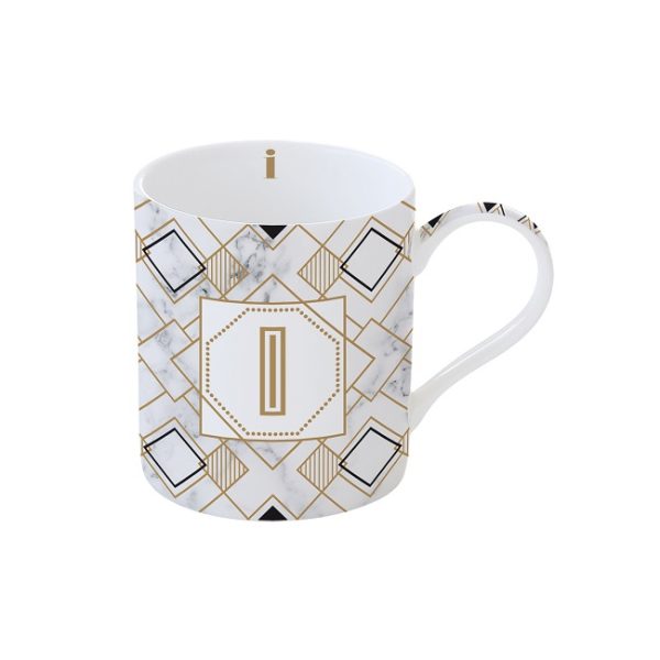 R2S-R0282#MNGI Porculanska šalica  350 ml u kutiji  MONOGRAM I