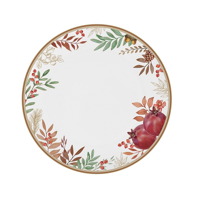 068321 R2S-R2150#ASYM Porculanski tanjur O 27 cm AUTUMN SYMPHONY - Slika 1