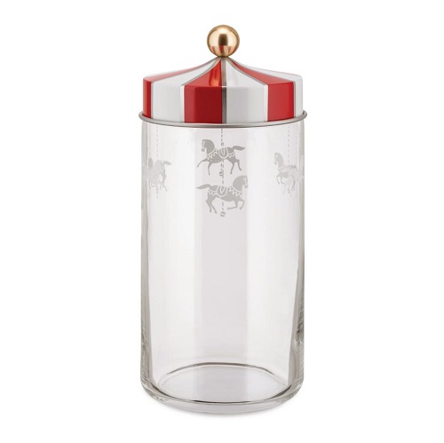 066143 ALESSI-MW30/150 "CIRCUS" staklena posuda s poklopcem - Slika 1