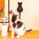 PYL-26423 NOIR - DANCING CAT zidni sat, 15,5 x 3,5 x 43,5 cm - Slika 2