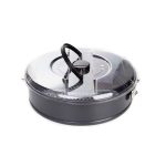 HOMLA-210997 FEBE pekač za tortu s plastičnim poklopcem, 26x6.8 cm