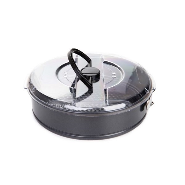 069140 HOMLA-210997 FEBE pekač za tortu s plastičnim poklopcem, 26x6.8 cm - Slika 1