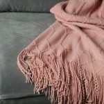HOMLA-207100 LOOP pokrivač, 130x170 cm, rozi - Slika 2