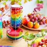 PYL-36927 - CAFE DES ARTISTES porculanske šalice s tanjurićima, 28,5 x O12 cm, 6/1 - Slika 2