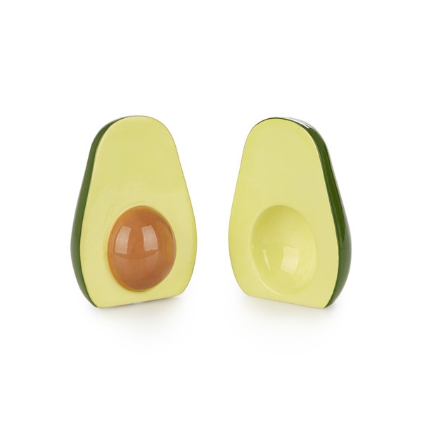 069215 BALVI-27603 Porculanski set za sol i papar Avocado, 9x6,5x6,5 cm - Slika 1