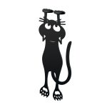 BALVI-26952 Označivač stranica Curious Cat, 12,2x4,7x0,8, crni