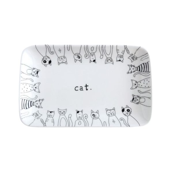 HSH - CAT keramički pladanj, 22,3x13,7 cm