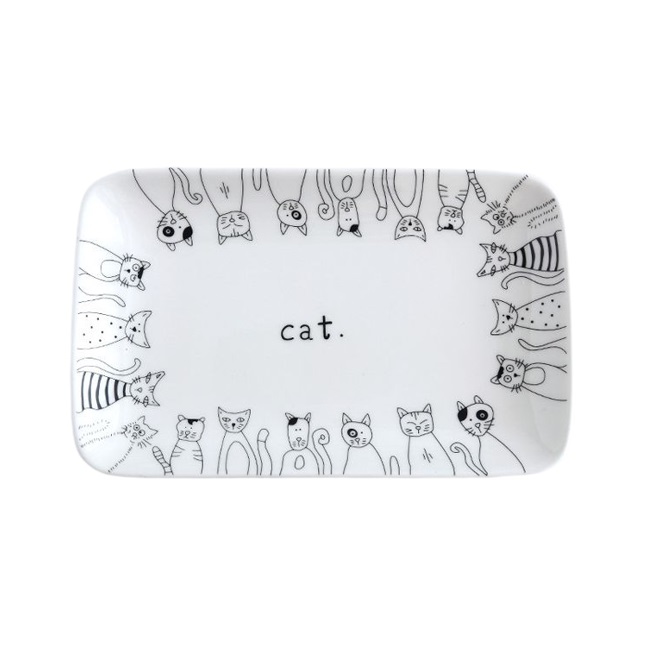 069246 HSH - CAT keramički pladanj, 22,3x13,7 cm - Slika 1