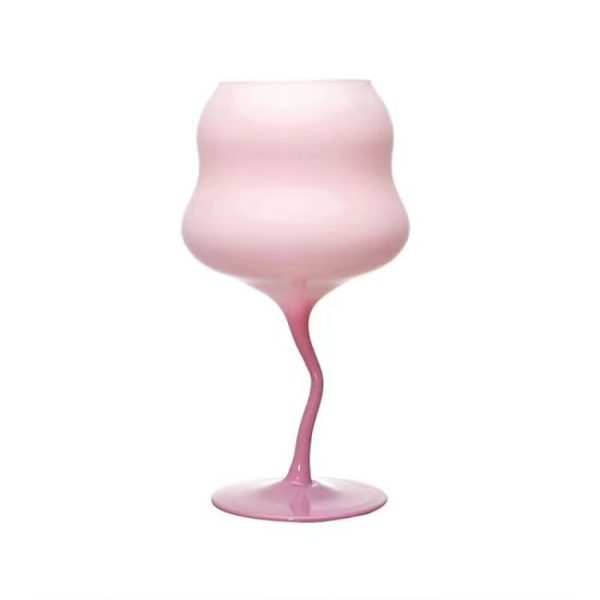 HSH - ALEXIA staklena čaša, 500 ml, roza
