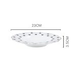 HSH - DOT DOT DOT porculanski duboki tanjur, 23x3,5 cm - Slika 4