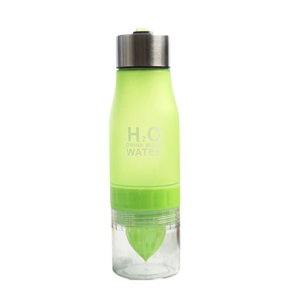 HSH - H2O plastična boca za vodu, 650 ml, zelena