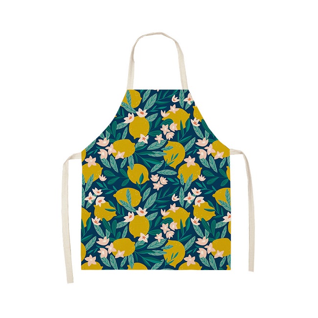 069471 HSH - LEMON pregača, 68x55 cm, t. plava - Slika 1