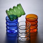 HSH - JOSETTE staklena čaša, 300 ml, plava - Slika 3