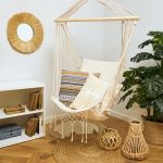 HOMLA-161829 WOBBLE ljuljačka, 90x50x50 cm, sivo - bež - Slika 2