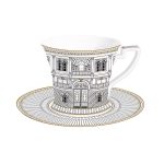 R2S-R1186#PLZO Porculanska šalica s tanjurićem 200 ml u kutiji PALAZZO