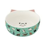 R2S-R2972#CATF Porculanska zdjelica za kućne ljubimce O 14,5 cm u kutiji CATS FAMILY