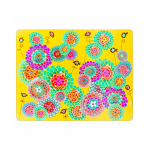 PYL-34906 DAH - COMMY staklena daska za rezanje, 32 x 25 x 0.4 cm, Dahlia