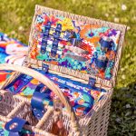 PYL-38921 BOUQU - DEJEUNER SUR L'HERBE košara za piknik s priborom za 4 osobe, Bouquet - Slika 3