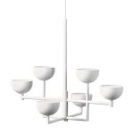 DEL1DCL11-101 LED luster Paula, 55 x 49 x 40 cm, bijeli