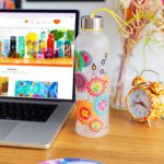 PYL-35560 DAH - HAPPYGLOU LARGE boca za vodu, 800 ml, Dahlia - Slika 2