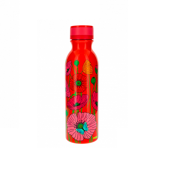 071130 PYL-38720 COQ - MEDIUM KEEP COOL BOTTLE termosica, 600 ml, Coquelicots - Slika 1