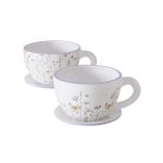 BOLTZE-2031815 Keramička posuda za cvijeće Kamilla, 12x17 cm, sort.