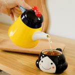 HSH - SNOW WHITE keramički set za čaj 2 u 1, čajnik 350 ml/šalica170 ml - Slika 2