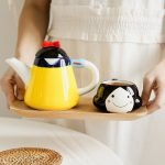 HSH - SNOW WHITE keramički set za čaj 2 u 1, čajnik 350 ml/šalica170 ml - Slika 3