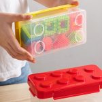 HSH - BRICK plastična posuda s poklopcem, 19x10,5x6,8 cm, žuta - Slika 2