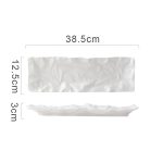 HSH - RICHMOND keramički pladanj, 38,5x12,5 cm, bijeli - Slika 3