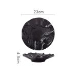 HSH - RICHMOND keramički duboki tanjur, 23 cm, crni - Slika 3