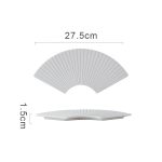 HSH - MAKAYLA keramički tanjur, 27,6 cm, bijeli - Slika 3