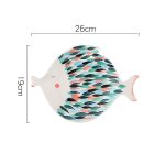 HSH - FISH keramički tanjur, 26x19 cm - Slika 3