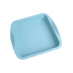 HSH - COOK STYLE silikonski kalup za pečenje, 24,5x26,5x5,5 cm, plavi