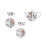 HSH - CRANE set za čaj, čajnik 1,5l/šalice 2 x 270 ml, set 3/1