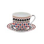 R2S-R1454#CASR Porculanska šalica 400 ml s tanjurićem u kutiji CASINO' ROYALE