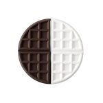 HSH - WAFFLE silikonski podmetač za vruće, 16 cm, t. smeđi