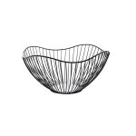 HSH - OCTAVIA košara za voće, 27x13x10 cm, crna