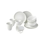 DEL1IPJ01-110 Keramički set za doručak Gemma, tanjur: O 23 x 3 cm/zdjelica: O 15 x 8 cm/šalica: O 12 x 11 cm, za 4 osobe (set 12/1)