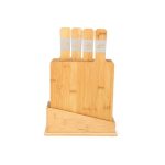HOMLA-206453 BAMBOU daske za rezanje 20x33 cm u stalku, set 4/1