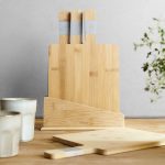HOMLA-206453 BAMBOU daske za rezanje 20x33 cm u stalku, set 4/1 - Slika 2